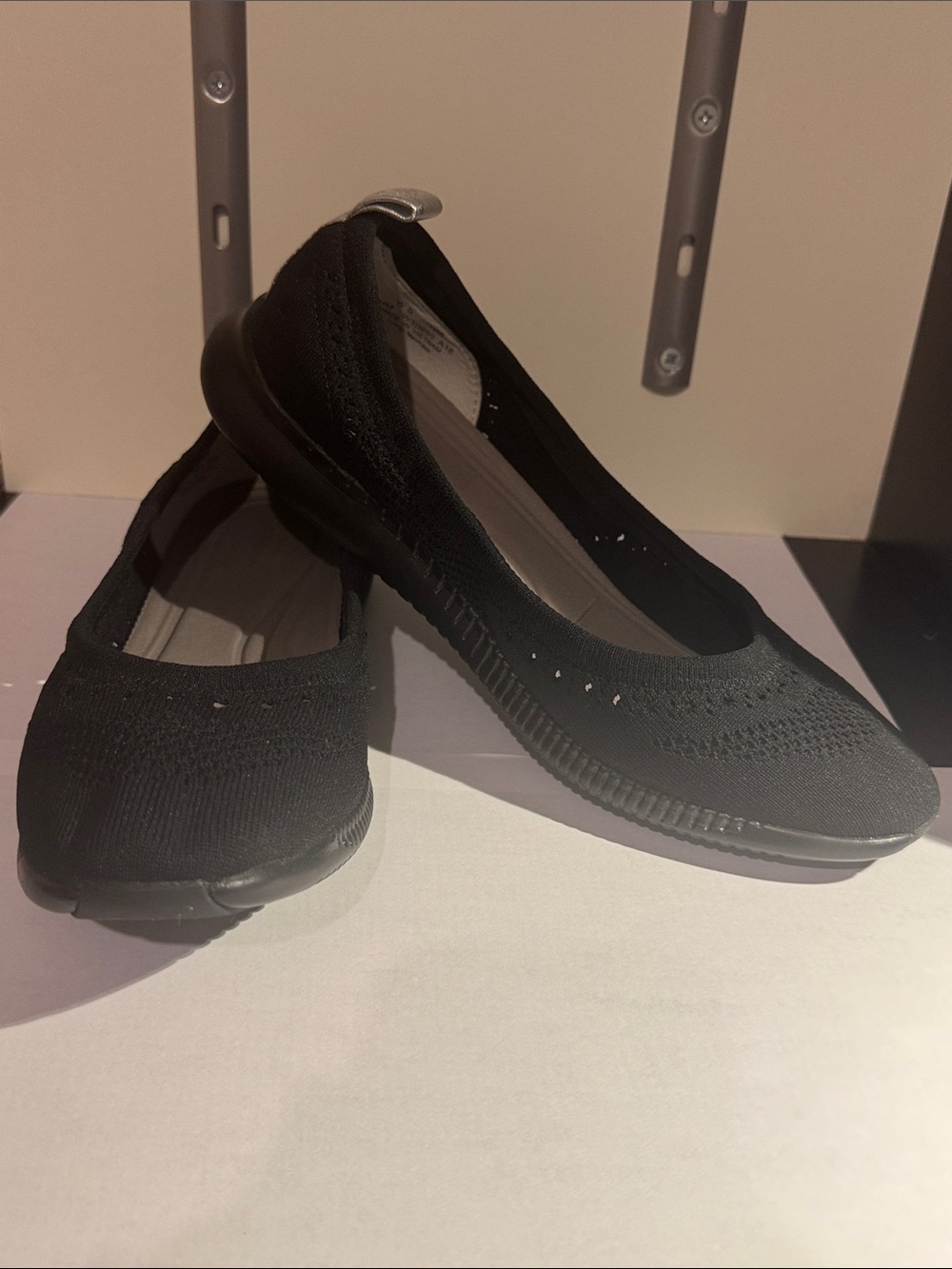 Cole Haan black zero grand flats